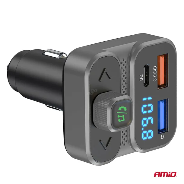 transmiter-fm-do-auta-bluetooth-usb-c-2xusb-amio-04649-kod-producenta-04649