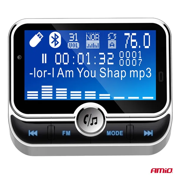 transmiter-fm-do-auta-bluetooth-z-pilotem-2xusb-amio-04657-kod-producenta-04657