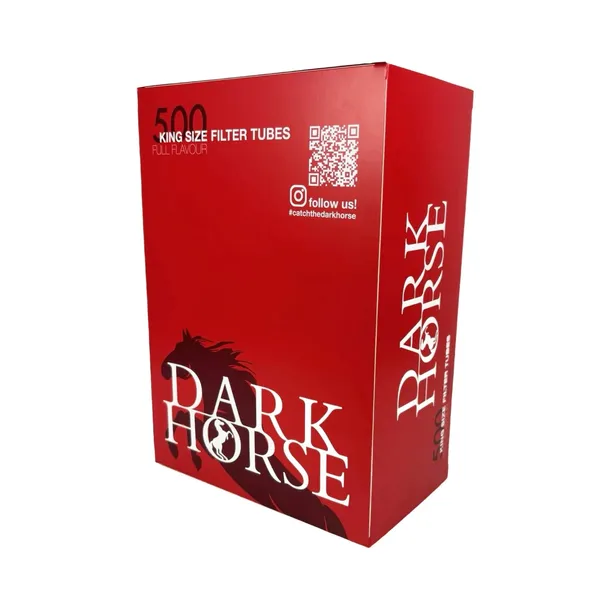 DARK HORSE 500 szt GILZ GILZY PAPIEROSOWE KING SIZE TYTOŃ TUTKI 8mm