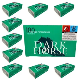 10-x-dark-horse-menthol-100-szt-gilzy-papierosowe-mietowe-mentolowe-8mm