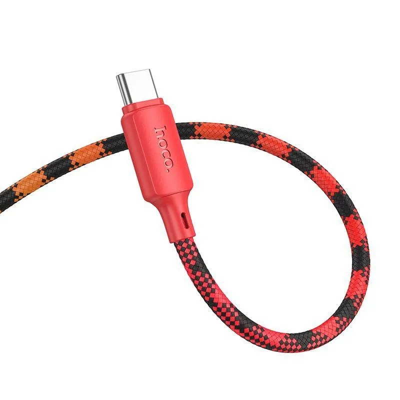kabel-usb-a-do-usb-c-hoco-3a-1-m-x116-gradient-czerwony-stan-nowy