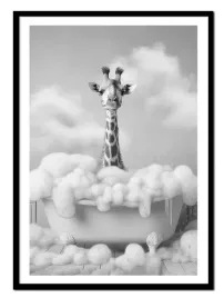obraz-plakat-w-ramie-do-lazienki-wc-toalety-zyrafa-w-wannie-p2521-33x43