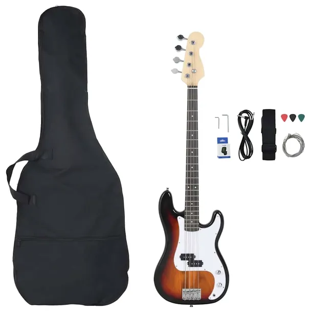 gitara-basowa-dla-poczatkujacych-z-torba-brazowo-biala-4-4-46-stan-nowy