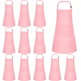 fartuch-dzieciecy-z-2-kieszeniami-regulowany-rozowy-12-sztuk-bouboni