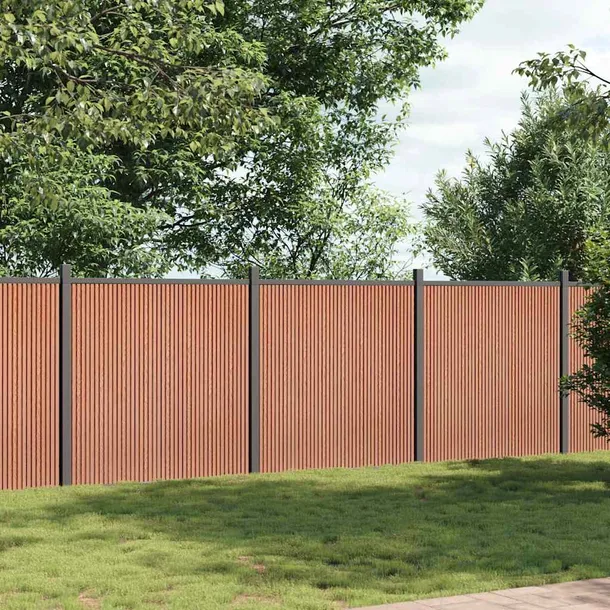 ogrodzenie-wpc-526x186-cm-brazowe-rodzaj-inny