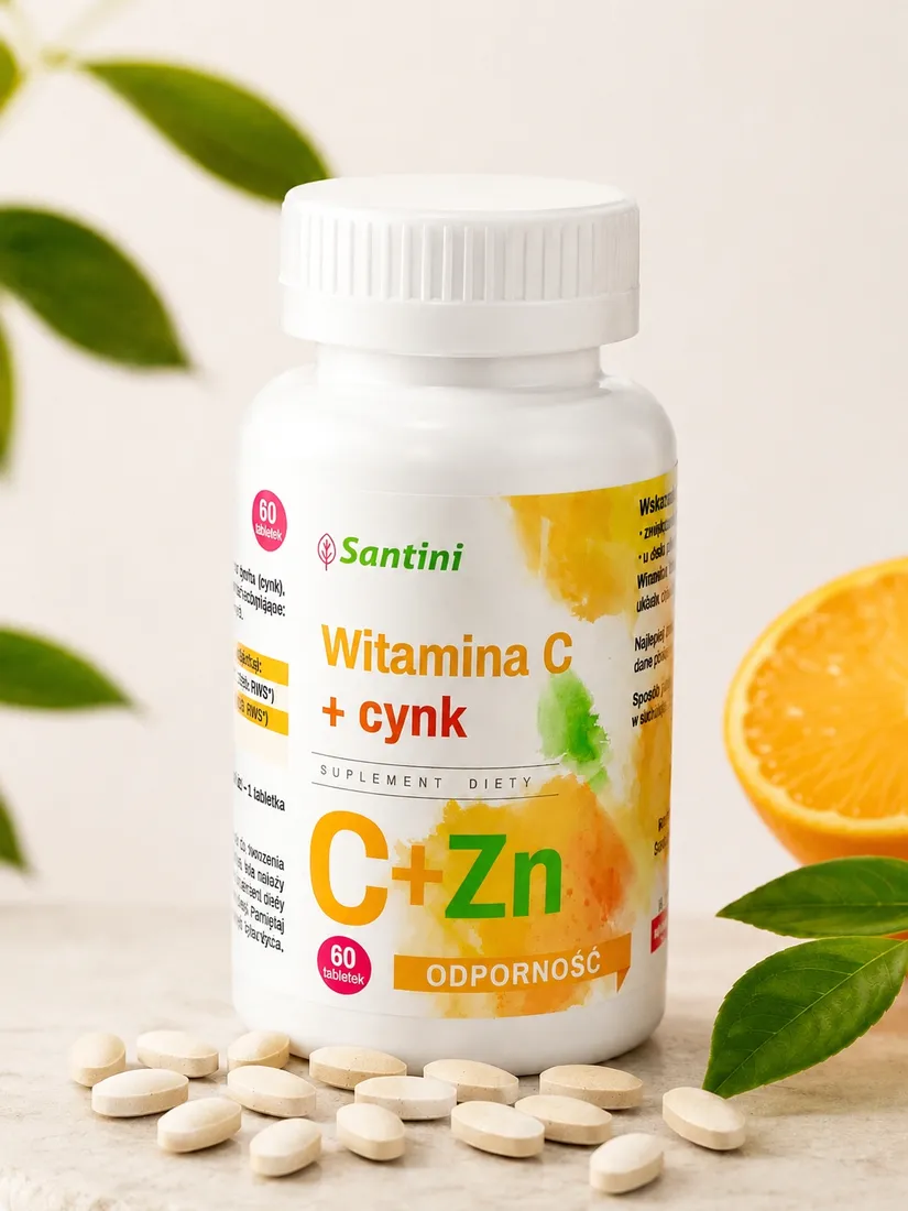 witamina-c-cynk-60-tabletek-santini