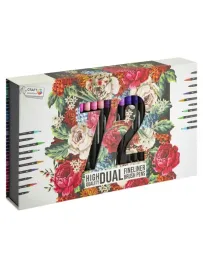 pisaki-craft-sensations-dwustronne-fineliner-bruch-pens-zestaw-72-sztuki