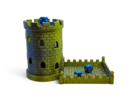 wieza-do-kosci-dice-tower-gotyk-dicetower-kolor-grafitowo-zloty