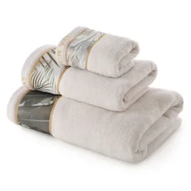 recznik-bawelniany-z-ozdobna-bordiura-eva-minge2-30x50-bezowy