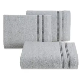 recznik-bawelniany-frotte-z-ozdobna-bordiura-ally-50x90-srebrny