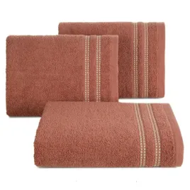 recznik-frotte-z-welurowa-bordiura-ally-50x90-ceglany