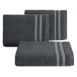 recznik-bawelniany-frotte-z-ozdobna-bordiura-ally-50x90-grafitowy