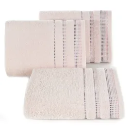 recznik-bawelniany-frotte-z-ozdobna-bordiura-pola-70x140-rozowy