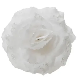 biala-brokatowa-blyszczaca-roza-na-metalowym-klipsie-14cm-dekoracja