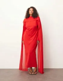 czerwona-szyfonowa-sukienka-plus-size-asos-7xl