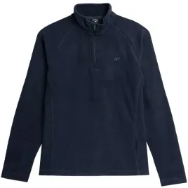 bluza-polarowa-dla-dziewczynki-4f-granatowa-hjz21-jbidp001-31s-122-128cm