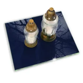 szklana-podkladka-na-cmentarz-nagrobek-pod-znicze-kolor-granatowy-60x52-cm