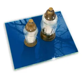szklana-podkladka-na-cmentarz-nagrobek-pod-znicze-kolor-niebieski-60x52-cm