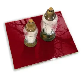 szklana-podkladka-na-cmentarz-nagrobek-pod-znicze-kolor-burgundowy-60x52-cm