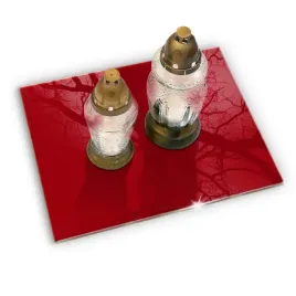 szklana-podkladka-na-cmentarz-nagrobek-pod-znicze-kolor-czerwony-52x40-cm