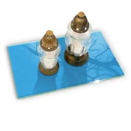 szklana-podkladka-na-cmentarz-nagrobek-pod-znicze-kolor-niebieski-52x30-cm