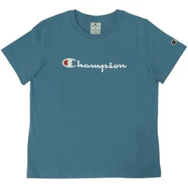 koszulka-damska-champion-ss-tee-niebieska-117534-bs099-s