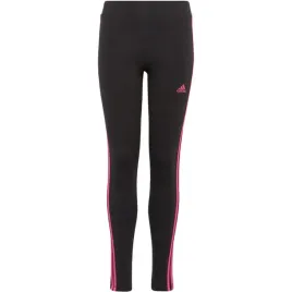 legginsy-dla-dzieci-adidas-essentials-3-stripes-cotton-tights-czarno-rozowe
