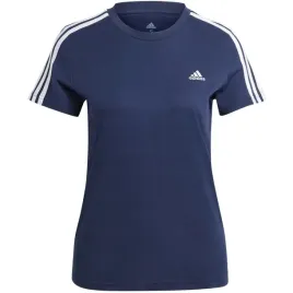 koszulka-damska-adidas-essentials-slim-3-stripes-tee-granatowa-im2791-m