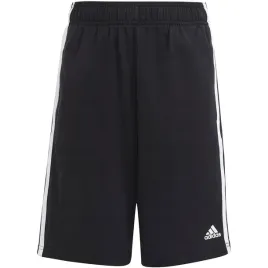 spodenki-dla-dzieci-adidas-essentials-3-stripes-knit-czarne-hy4714-140cm