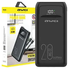 awei-powerbank-pojemny-20000mah-22-5w-czarny-wyswietlacz-kabel-lightning