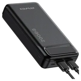 awei-powerbank-pojemny-20000mah-szybki-2xusb-micro-usb-wytrzymaly-czarny