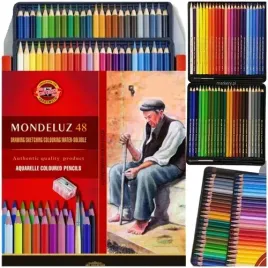 kredki-akwarelowe-mondeluz-koh-i-noor-48-kolorow-artystyczne-pedzelki