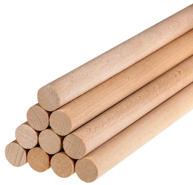 Kijek Patyk Drążek Do Makramy Kij Drewniany Bukowy Wałek 10mm 30cm
