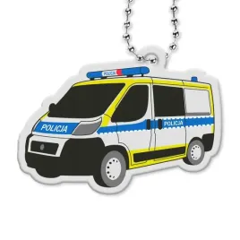 zawieszka-odblaskowa-van-policyjny-radiowoz-brelok-samochod-policja