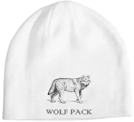 czapka-zimowa-beanie-fajny-nadruk-logo-wilk-wolf-pack
