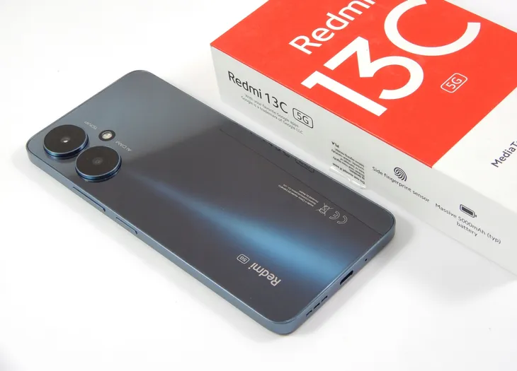 Smartfon Xiaomi Redmi 13C 5G 4/128GB NFC 6,74" NIEBIESKI TWILIGHT BLUE
