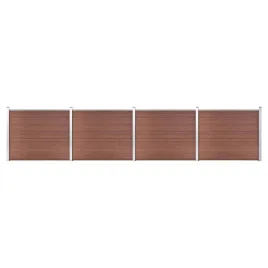 zestaw-ogrodzeniowy-z-wpc-699-x-146-cm-brazowy