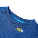 bluza-dziecieca-ciemnoniebieski-melanz-128-marka-vidaxl