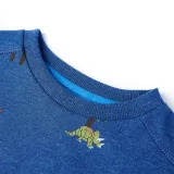 bluza-dziecieca-ciemnoniebieski-melanz-104-marka-vidaxl