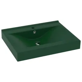 umywalka-z-otworem-na-kran-matowa-ciemna-zielen-60x46-cm