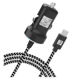 ladowarka-samochodowa-juku-z-kablem-usb-c-12m-12w