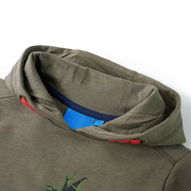 bluza-dziecieca-z-kapturem-khaki-128-marka-vidaxl