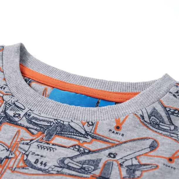 bluza-dziecieca-szary-melanz-128-marka-vidaxl
