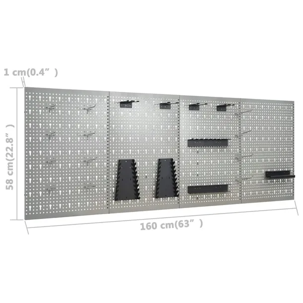 stol-roboczy-z-4-panelami-sciennymi-marka-vidaxl