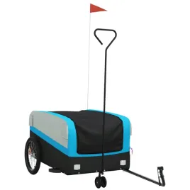 transportowa-przyczepka-rowerowa-zelazna-czarno-niebieska-126x63x51-cm