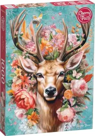 puzzle-1000-flower-deer-30752