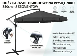 mocny-parasol-ogrodowy-na-wysiegniku-350cm-8-segm-ciemny-szary-premium