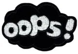 aplikacja-oops-duza-biala-naszywka-1609-stan-nowy