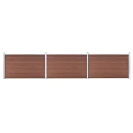 ogrodzenie-ogrodowe-wpc-526x106-cm-brazowe
