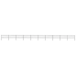 stalowe-ogrodzenie-dekoracyjne-17m-czarne-80x130-cm